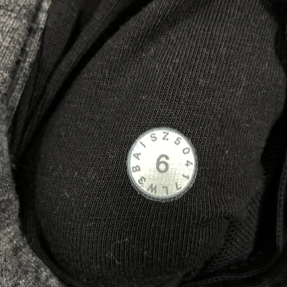 Lululemon Forever Warm Pullover Womens Size 6‎ Gray Quilted 1/4 Zip Lined Chunky
